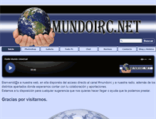 Tablet Screenshot of mundoirc.net